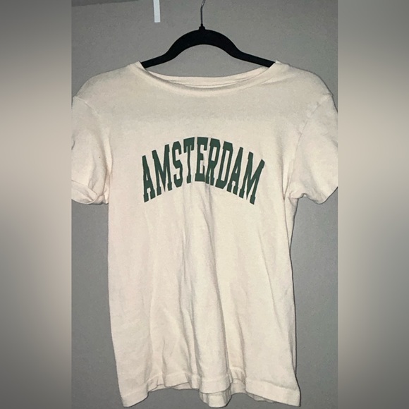 Brandy Melville Tops - Brandy Melville, one size fits all, cream, short sleeve top, never worn before